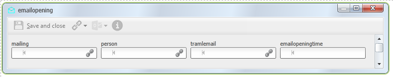 traml email card in lisa