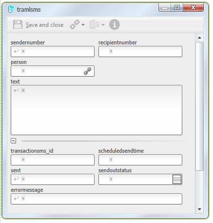 traml sms card in lisa